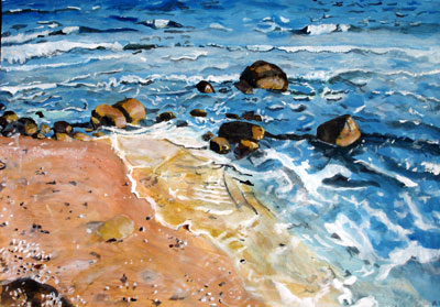 Meer mit Strand